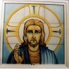 Pannello  - Pannello decorativo con Cristo benedicente. Opera di Roberto Rosati.Scarica il file