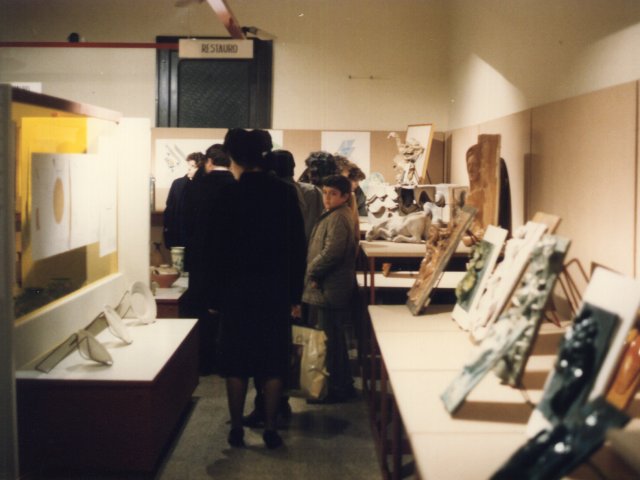 Inaugurazione 2ª Mostra Didattica - Un angolo della mostra.Scarica il file