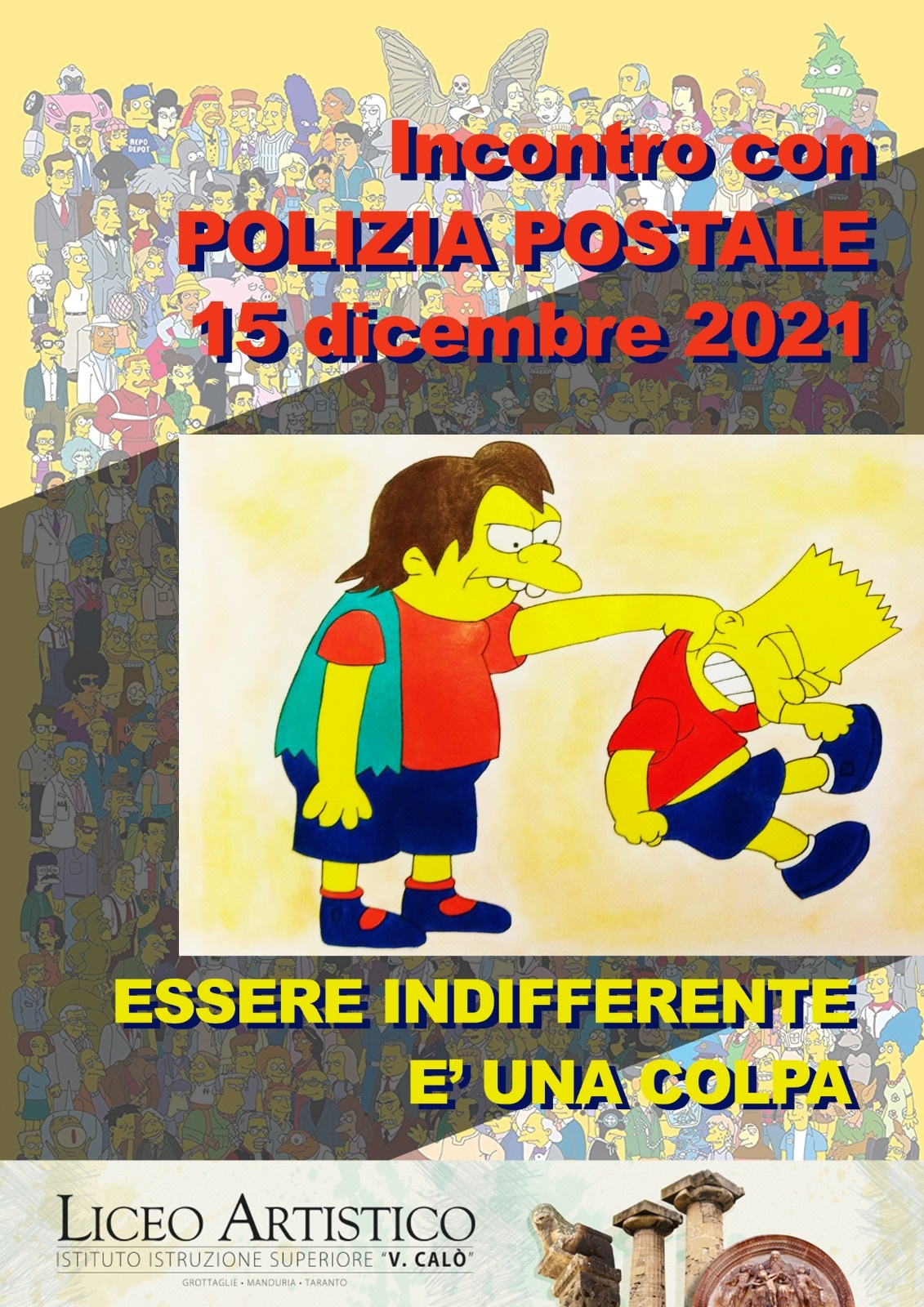 2021 12 15 Grottaglie polizia postale locandina