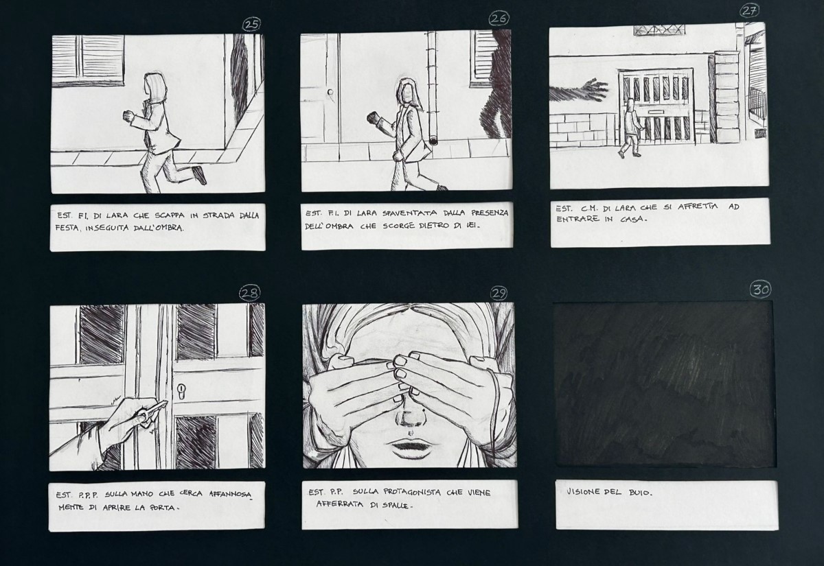 2023 05 29 Tavole dello storyboard del cortometraggio Anxiety