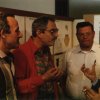 Nino Manfredi visita la 2ª Mostra Didattica - Nino Manfredi con il prof. Fornaro ed il Preside Arces.Scarica il file