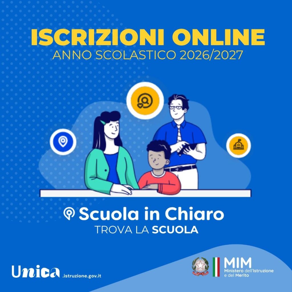 Iscrizioni online per l'anno scolastico 2026/27