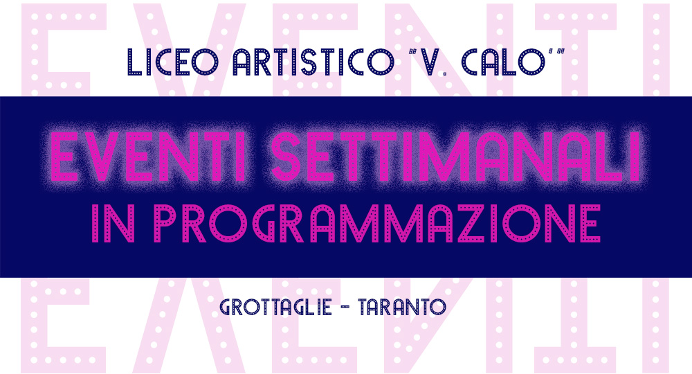 Programmazione eventi